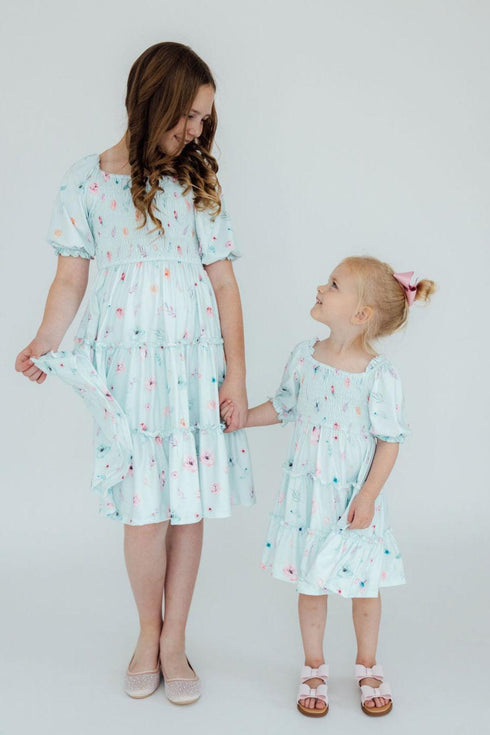 butterfly-ballet-smocked-ruffle-dress Mila & Rose - Sophia's StyleSmocked Ruffle Dress-1